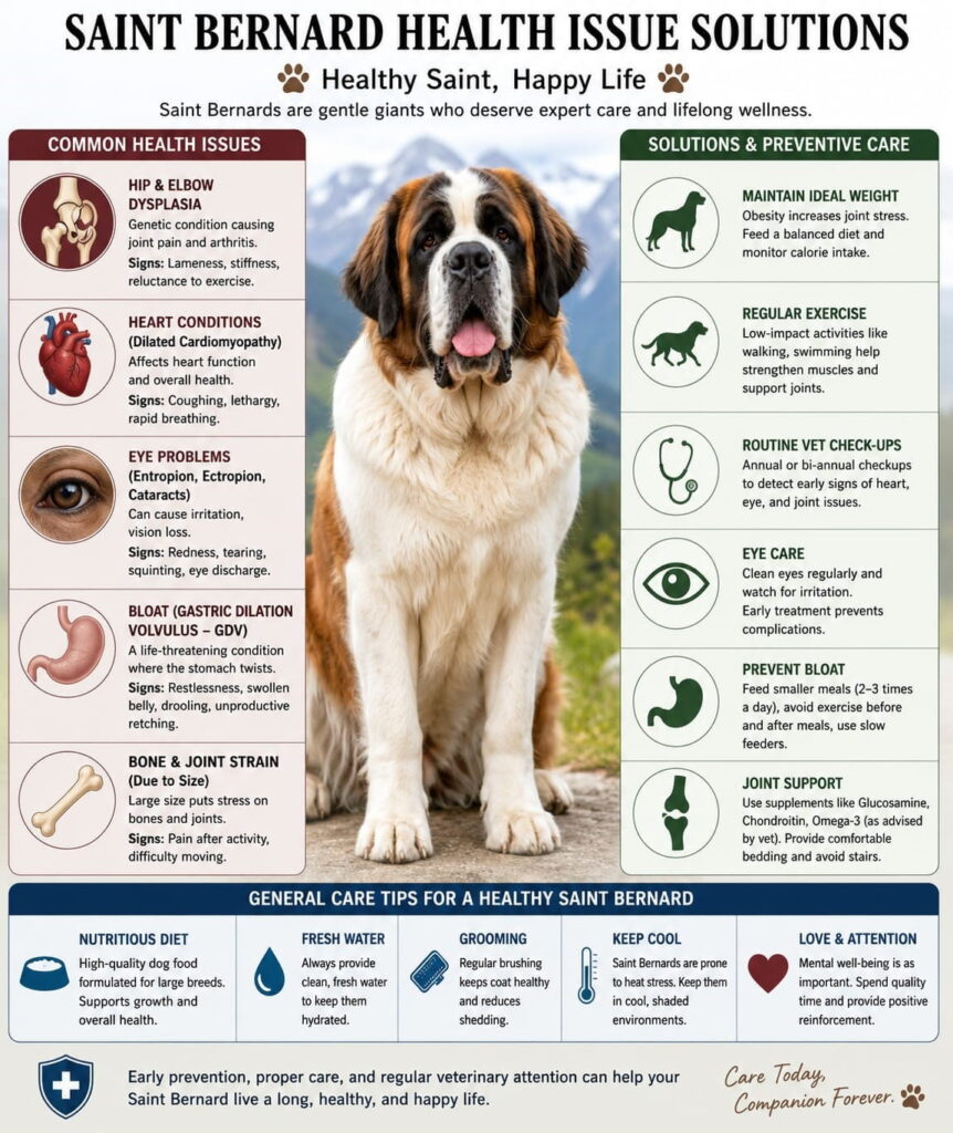 Saint Bernards Health Issues