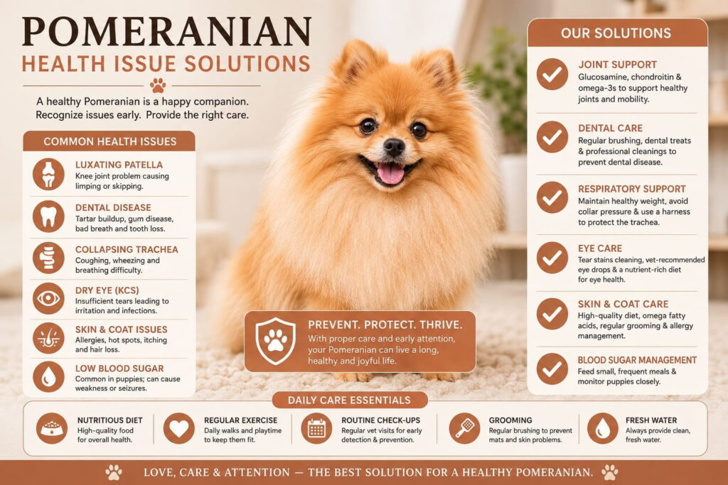 Pomeranian Health Issues and Solutions